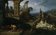 Maarten van Heemskerck Landschaft mit dem Hl. Hieronymus USA oil painting artist